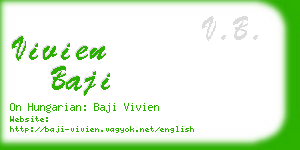 vivien baji business card